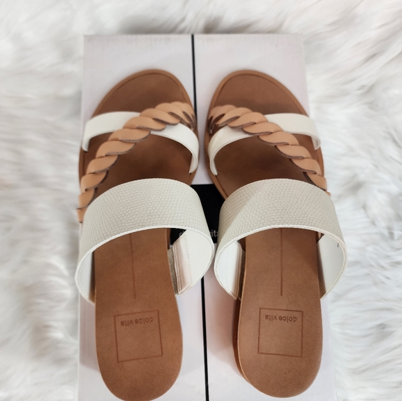 Dolce Vita Womens Penelope Slip On Casual Slide Sandals - Picture 2 of 5